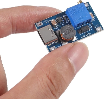 Picture of TYPE-C Interface MT3608 Type C Module MT3608 Step Up Module Adapters MT3608 Boost Converter 2V-24V To 5V-28V 2A DC Adjustable Voltage Regulator MT3608 Module Adapters