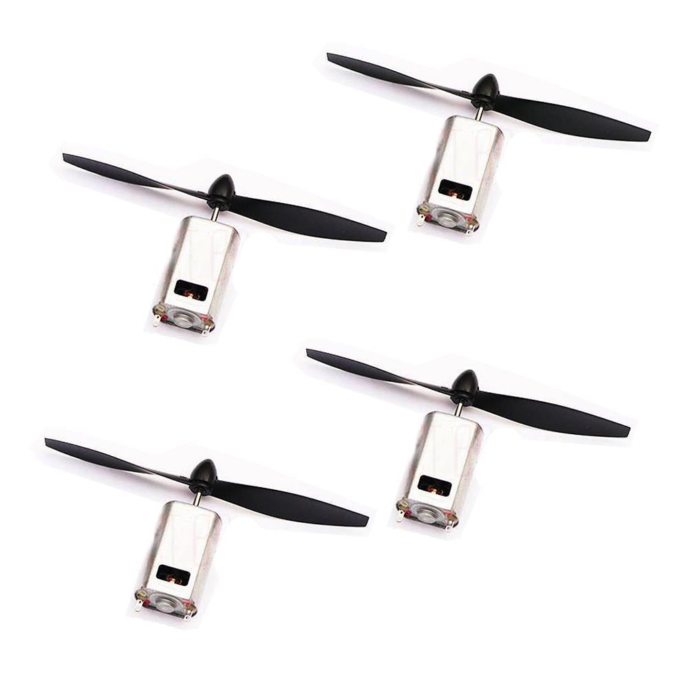 Picture of 4Pair- 180 Motor With Fan Propeller For Mini Fans 180 Motor Fans High Speed 180 Motor DIY 4 Pcs 180 Motor & 4 Pcs Fan Tools Sets