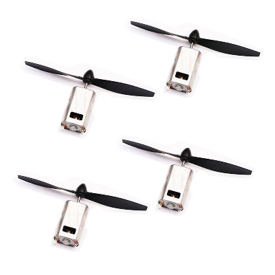 Picture of 4Pair- 180 Motor With Fan Propeller For Mini Fans 180 Motor Fans High Speed 180 Motor DIY 4 Pcs 180 Motor & 4 Pcs Fan Tools Sets