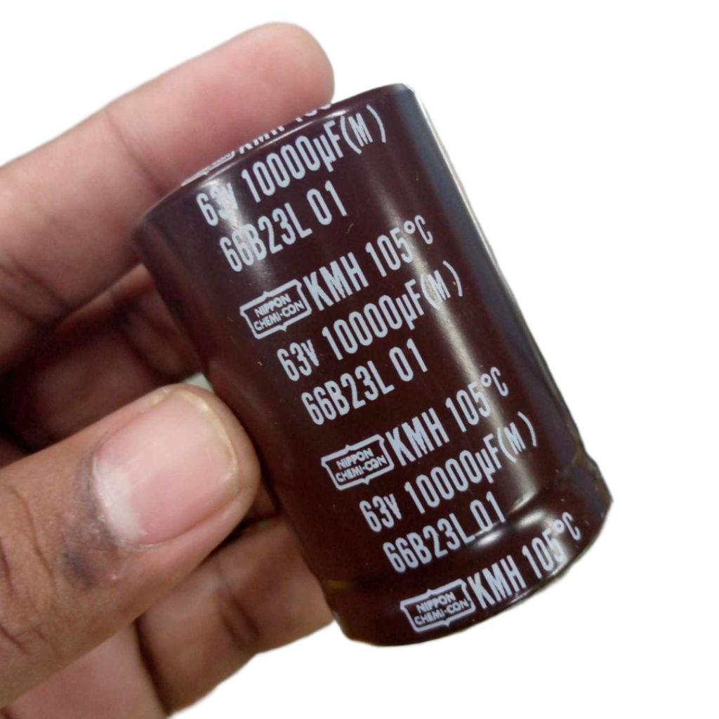 Picture of Better Quality 10000uF 63V Capacitor RADIAL Electrolytic Capacitor 10000uF Capacitor 63V 10000uF Capacitor Radial Polarized Aluminum Electrolytic Capacitors 2 Pin Leads For Welding Machine