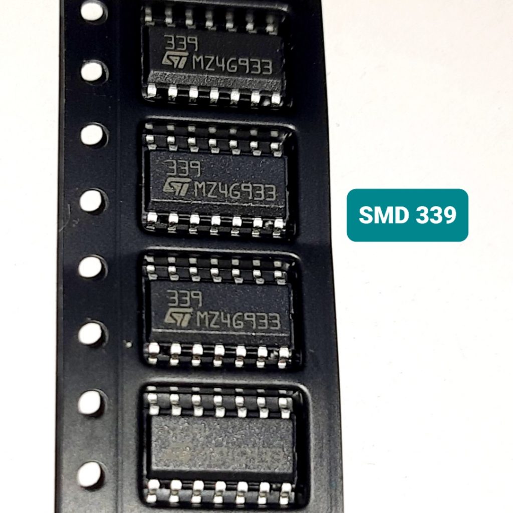 Picture of 2Pcs - SMD LM339 IC LM339P LM339N Operational Amplifiers IC Low Power Dual LM339 Operational Amplifiers SMD 8 Pin Leads Chip