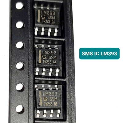 Picture of 3Pcs - SMD LM393 Low Offset Voltage Operational Amplifiers Integrated Circuit SMD-8 8 Pin Leads Dual In Line Package Chip LM393 Operational Amplifiers