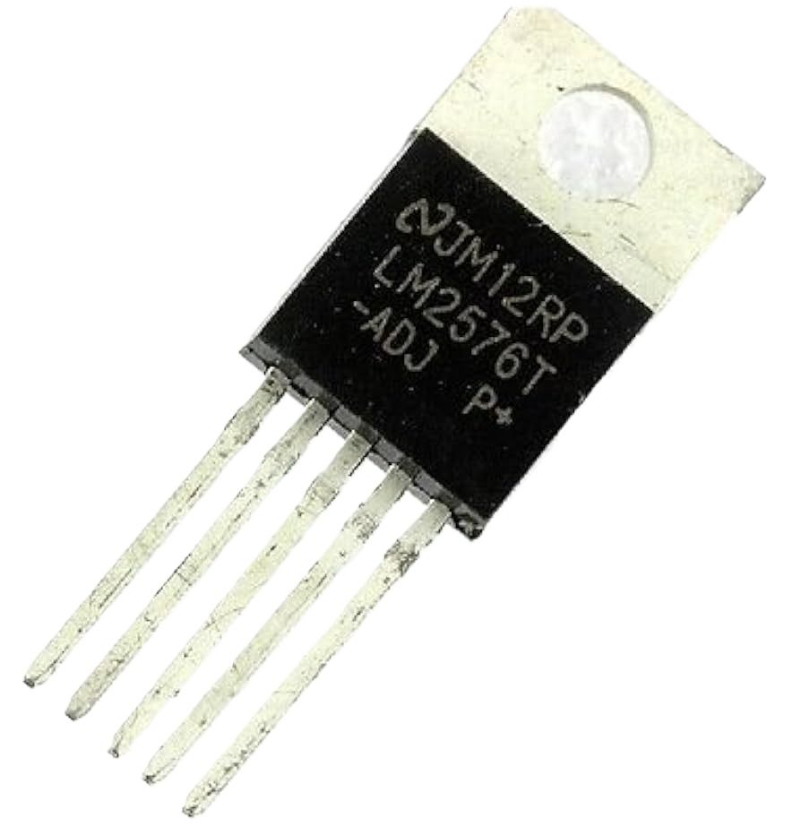 Picture of LM2576 IC A CLASS FIXED 12V LM2576 IC 12V LM2576 Fixed 12V 3A Voltage Regulator Buck Regulator IC Step Down Voltage Regulator IC 5 Pin Leads TO-220-5 Package 12V LM2576
