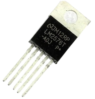 Picture of LM2576 IC A CLASS FIXED 12V LM2576 IC 12V LM2576 Fixed 12V 3A Voltage Regulator Buck Regulator IC Step Down Voltage Regulator IC 5 Pin Leads TO-220-5 Package 12V LM2576