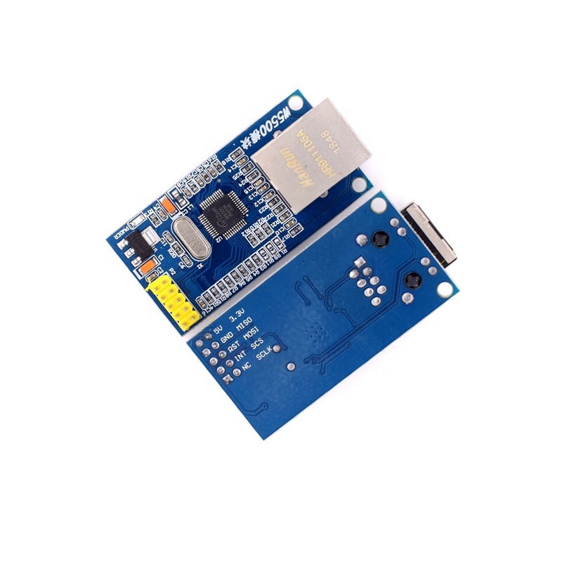 Picture of W5500 Module SPI To Ethernet W5500 Ethernet Network Module 3.3V 5V For Hardware Arduino TCP / IP / SPI Protocol STM32 Microcontroller Board Adapters