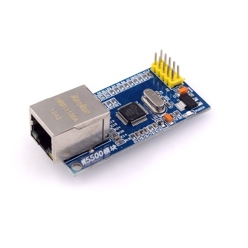 Picture of W5500 Module SPI To Ethernet W5500 Ethernet Network Module 3.3V 5V For Hardware Arduino TCP / IP / SPI Protocol STM32 Microcontroller Board Adapters