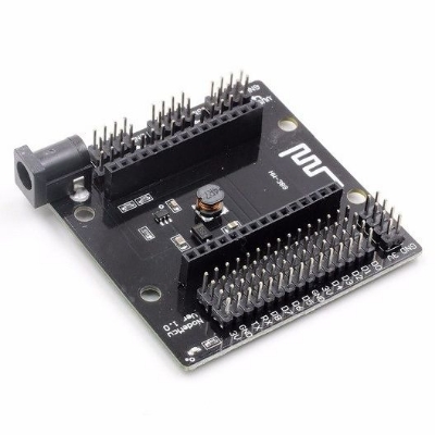 Picture of V3 Lua Breakout Development Boards HW-389 NodeMCU Module Breadboard Basics Tester Expansion Board For ESP8266 CH340G NodeMcu Wi-Fi Base Expansion Board NodeMCU Base I/O Expansion Board Adapters