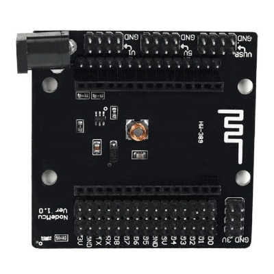 Picture of V3 Lua Breakout Development Boards HW-389 NodeMCU Module Breadboard Basics Tester Expansion Board For ESP8266 CH340G NodeMcu Wi-Fi Base Expansion Board NodeMCU Base I/O Expansion Board Adapters