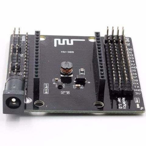 Picture of V3 Lua Breakout Development Boards HW-389 NodeMCU Module Breadboard Basics Tester Expansion Board For ESP8266 CH340G NodeMcu Wi-Fi Base Expansion Board NodeMCU Base I/O Expansion Board Adapters