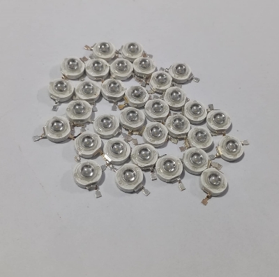 Picture of 10Pcs - GREEN 8mm Diameter Green Color 3W 3.7V Ultra Bright Green LED 3W COB LED SMD Chip 3.7V LED Light Bulbs Green Light 3W 3.7V COB LED Light GREEN COB Light