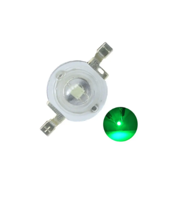 Picture of 50Pcs - GREEN 8mm Diameter Green Color 3W 3.7V Ultra Bright Green LED 3W COB LED SMD Chip 3.7V LED Light Bulbs Green Light 3W 3.7V COB LED Light GREEN COB Light