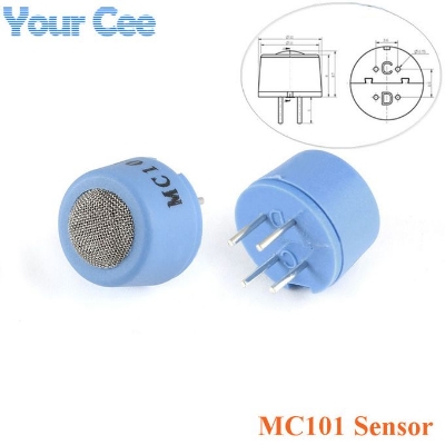 Picture of MC101 Catalytic Flammable Gas Sensor Methane Sensor MC101 Methane Sensor MC101 Gas Sensor Catalytic Combustion Sensor 3V 4 Pin Leads MC101 Sensor Adapters