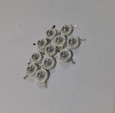 Picture of 10Pcs - RED 8mm Diameter RED Color 3W 3.7V Ultra Bright Red LED 3W COB LED SMD Chip 3.7V LED Light Bulbs Red Light 3W 3.7V COB LED Light RED COB Light