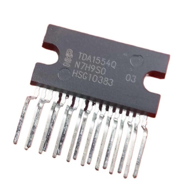 Picture of Orginal TDA1554Q IC TDA1554 IC 6V 12V 18V 2A 15W 15W Dual Bridge TDA1554 Audio Amplifiers 2 Channel Stereo Audio ZIP 17Pin Leads Audio TDA1554 Amplifier IC