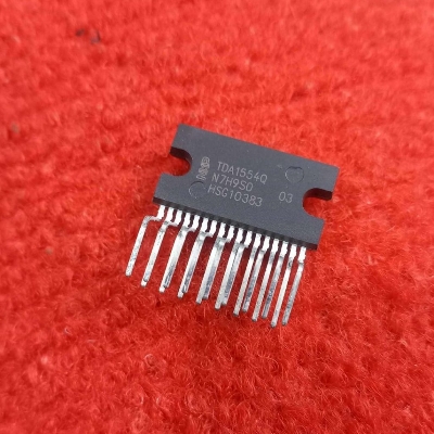 Picture of Orginal TDA1554Q IC TDA1554 IC 6V 12V 18V 2A 15W 15W Dual Bridge TDA1554 Audio Amplifiers 2 Channel Stereo Audio ZIP 17Pin Leads Audio TDA1554 Amplifier IC