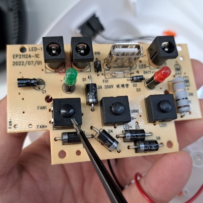 Picture of EP2112A Charger FAN Circuit DC 6V Light Fan Charger Circuit Charging Control Fan Circuit Board For AC DC Charger Fans