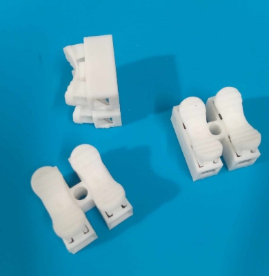 Picture of 5Pcs - Quick Wire Connector 2 WAY Spring Press 2 Way WHITE Color Quick Wiring 2 Position 220V Box Press Connector Cables Clamp For LED Strip Light Cables Wire Fixing