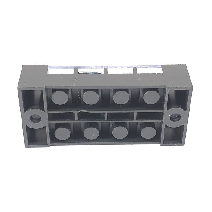Picture of TB-2504 4P Double Row Terminal Block 600V 25A Terminal Block TB-2504 600V 25A 4P Double Row 4 Pin Terminal Block TB-2504 Terminal Block 600V 25A TB Series 4 Positions Ways Dual Row Barrier Screw Terminal Block Wire Cables Connector