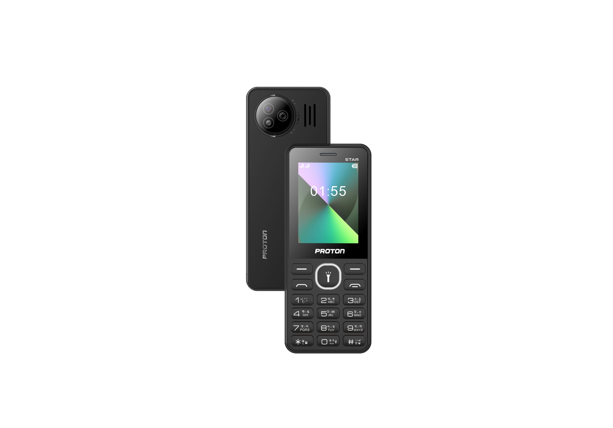 Picture of Proton Star Feature Phone with Digital Camera and 1900 mAH Battery (Multicolor)