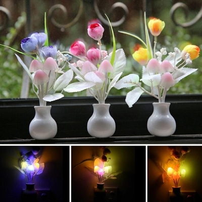 Picture of LED Dream Mushroom Lamp - multi color