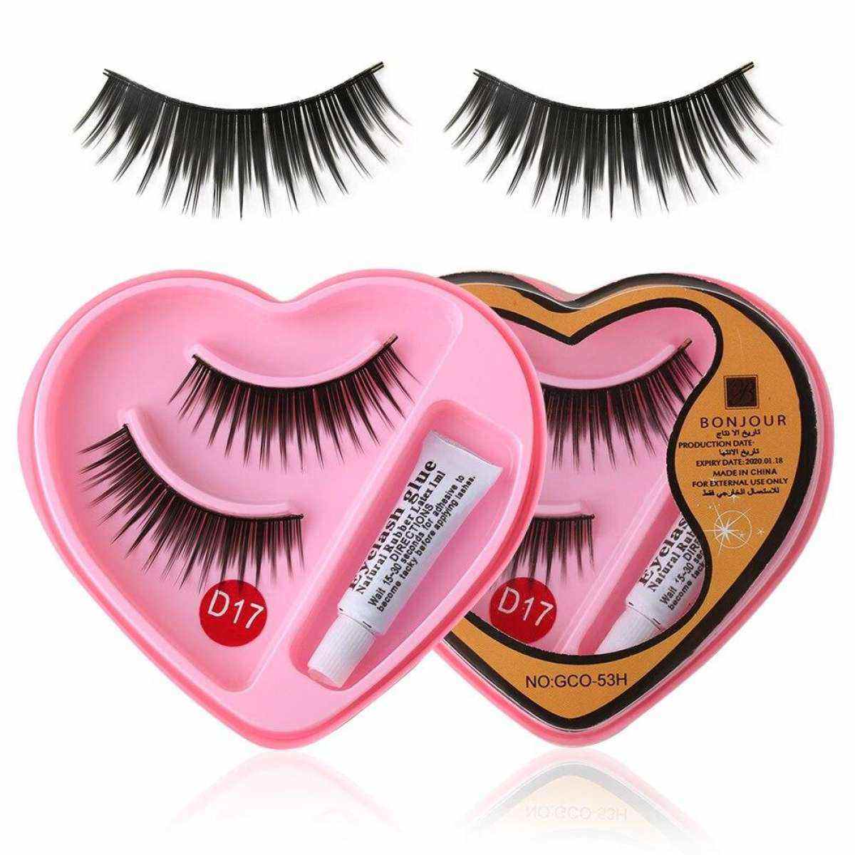 Picture of 1 Pair Love False Eyelash With Eyelash Glue