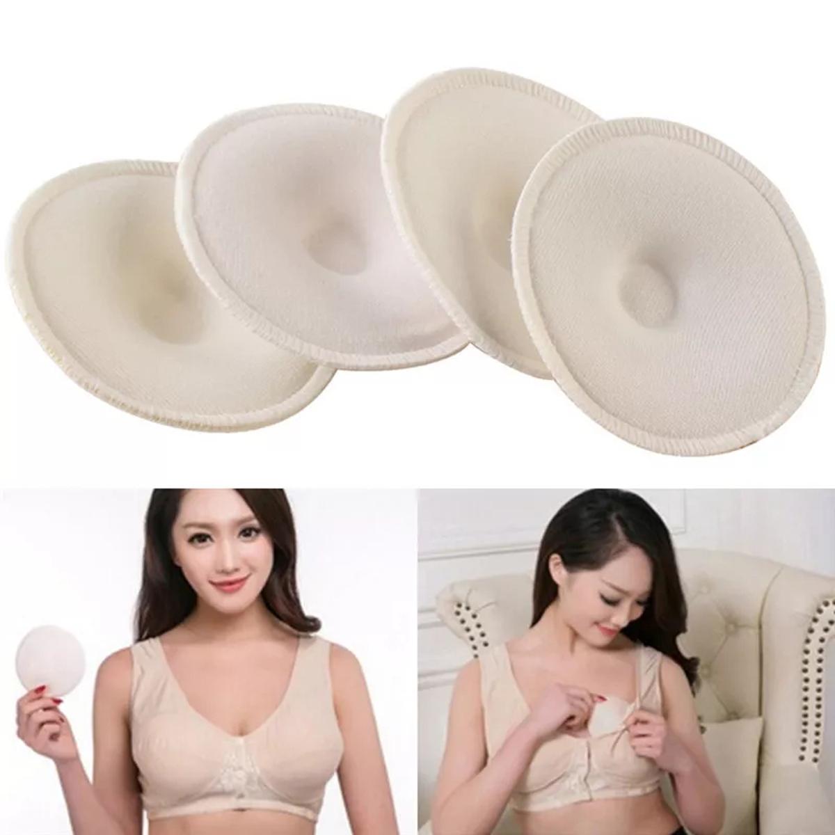 Picture of 2 pcs Washable Breatthable Absorbency Breasstt Pads Anti-overflow Maternity Nursing Pad Baby Feeding Breasttfeeding Mom Necessary