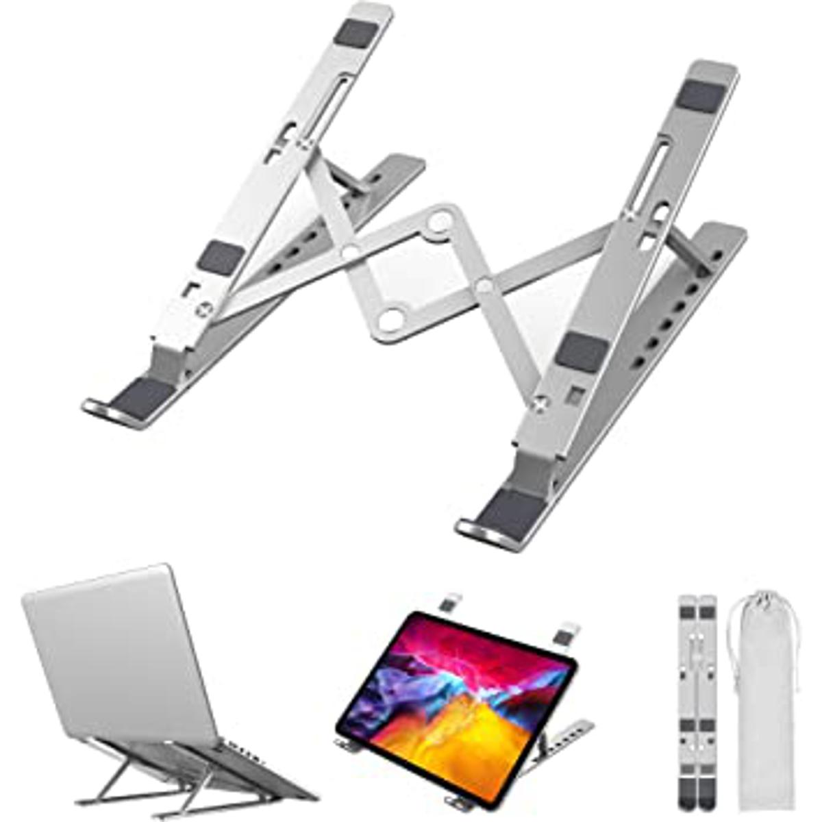 Picture of Laptop Stand Creative Folding Storage Bracket for 10-17 inch Tablets Notebook Laptop Quality Aluminum Alloy