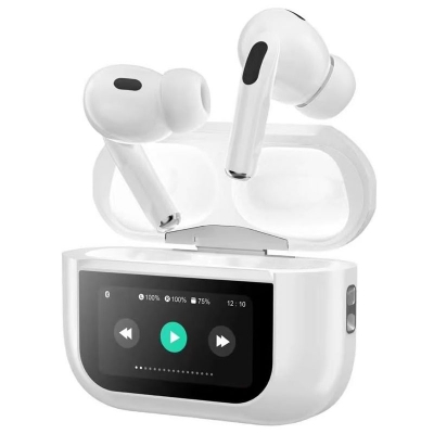 Picture of Airpods Pro 2 With Screen Display ANC / ENC Dobble Dark Touch Control Noise Reduction Long Battery Bluetooth Headphone