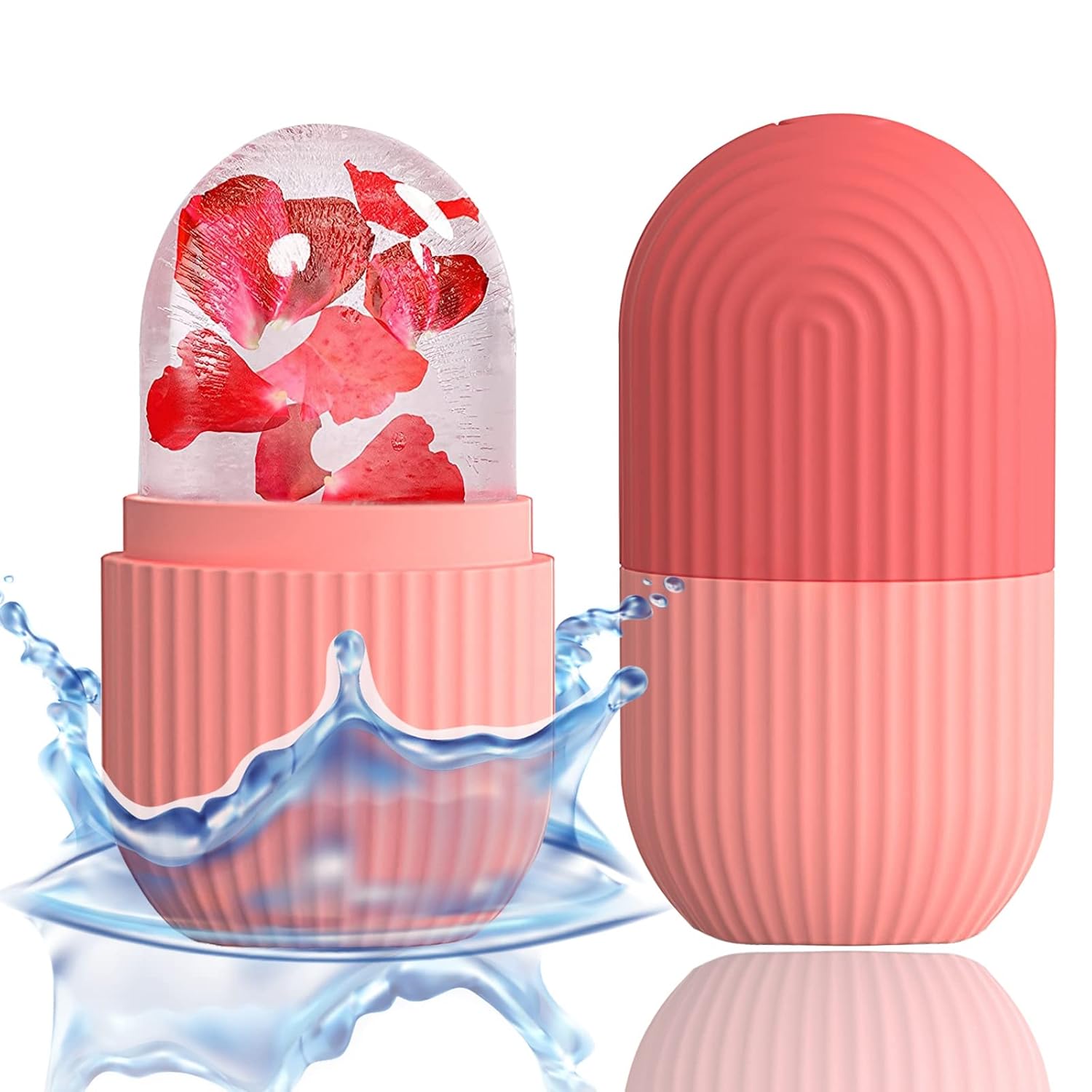 Picture of Face Beauty Massage Silicone Face Ice Cube Face Ice Cube Beauty Products Face Ice Massage Roller Capsule Face Ice Mold