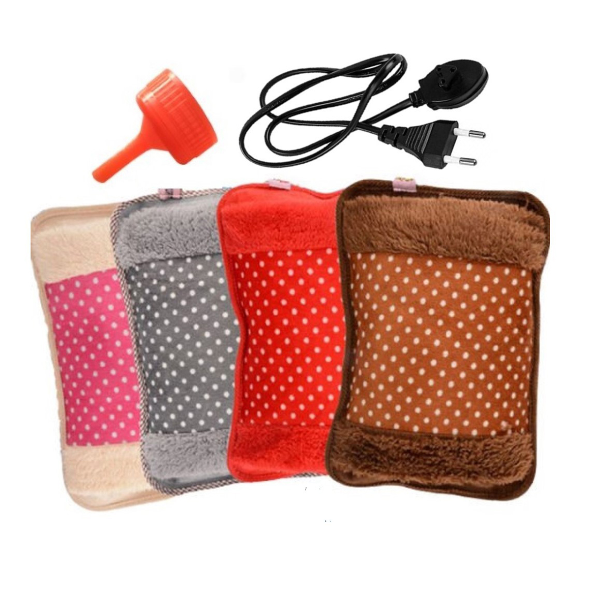 Picture of Electric Hot Water Bag / Heat Pillow and Pain Remover By Shop Exclusive - Multicolour - hot water bag