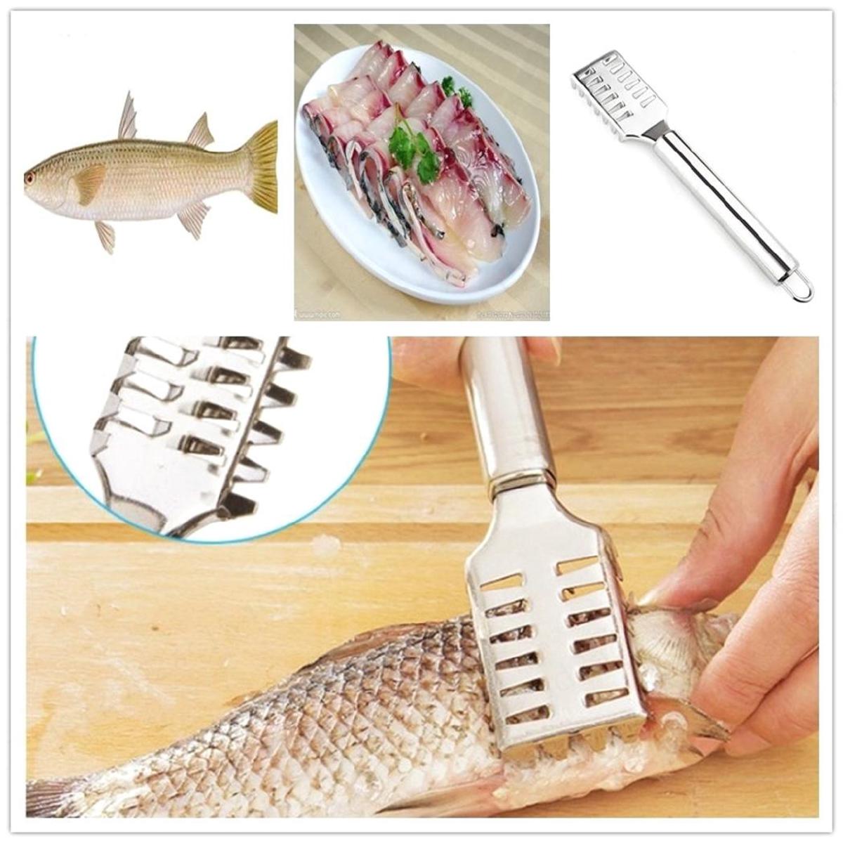 Picture of Stainless Steel Fish Scale Cleaner - Kitchen Accessories