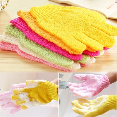 Picture of 1pcs Bath Gloves For Peeling Exfoliating Mitt Glove For Shower Scrub Gloves Resistance Massage Sponge Wash Skin Exfoliator