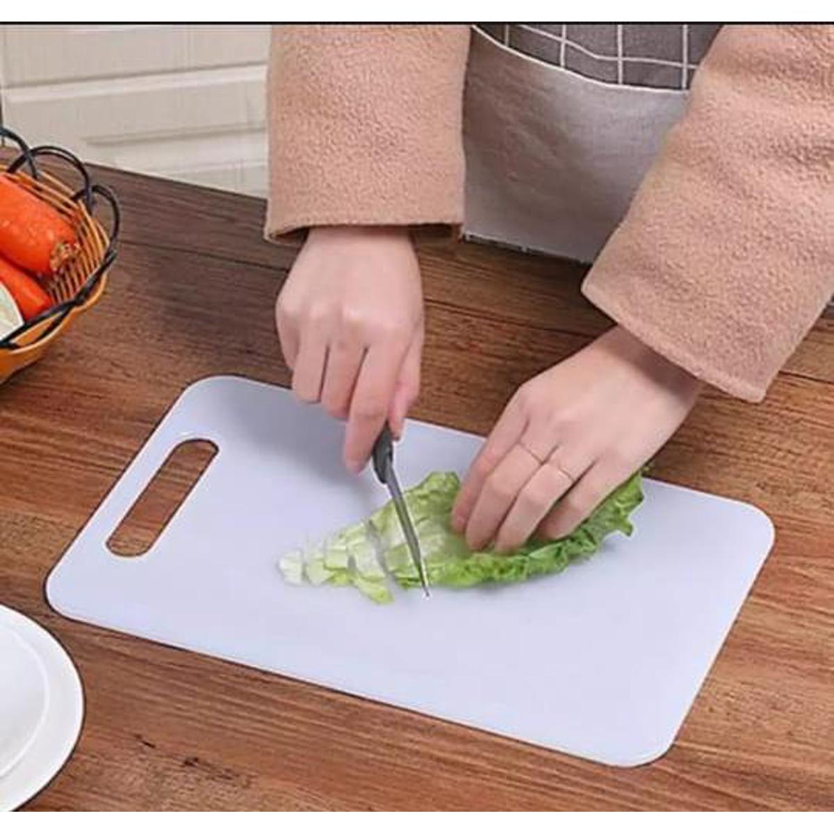 Picture of Plastic Chopping Board vegetable chopper Fruit Cutter Board for Kitchen Cutting