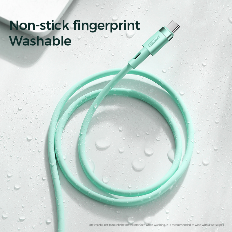 Picture of Joyroom S-1830N9 Type-c to Type-c Silicone Data Cable 1.8M - Green