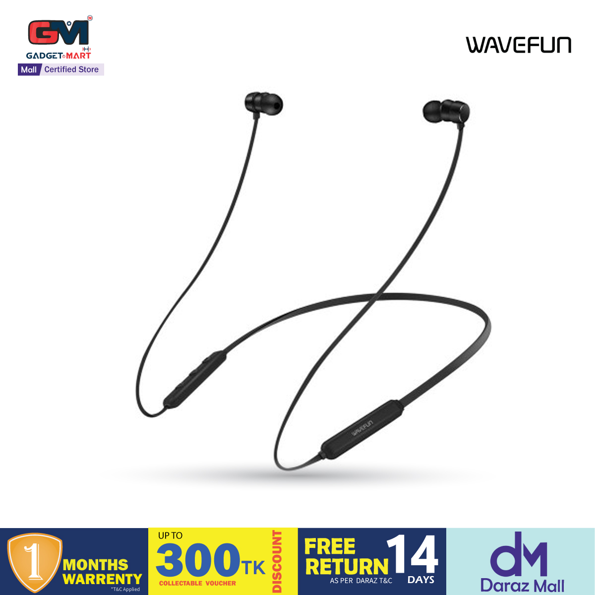 Picture of Wavefun Flex Pro Wireless Bluetooth Neckband Earphone
