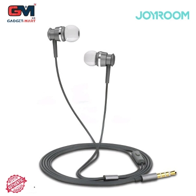 Picture of JOYROOM JR-EL122 Metal Wire Music Earphone Comfortable To Wear Built In Microphone With Premium Sound - Grey