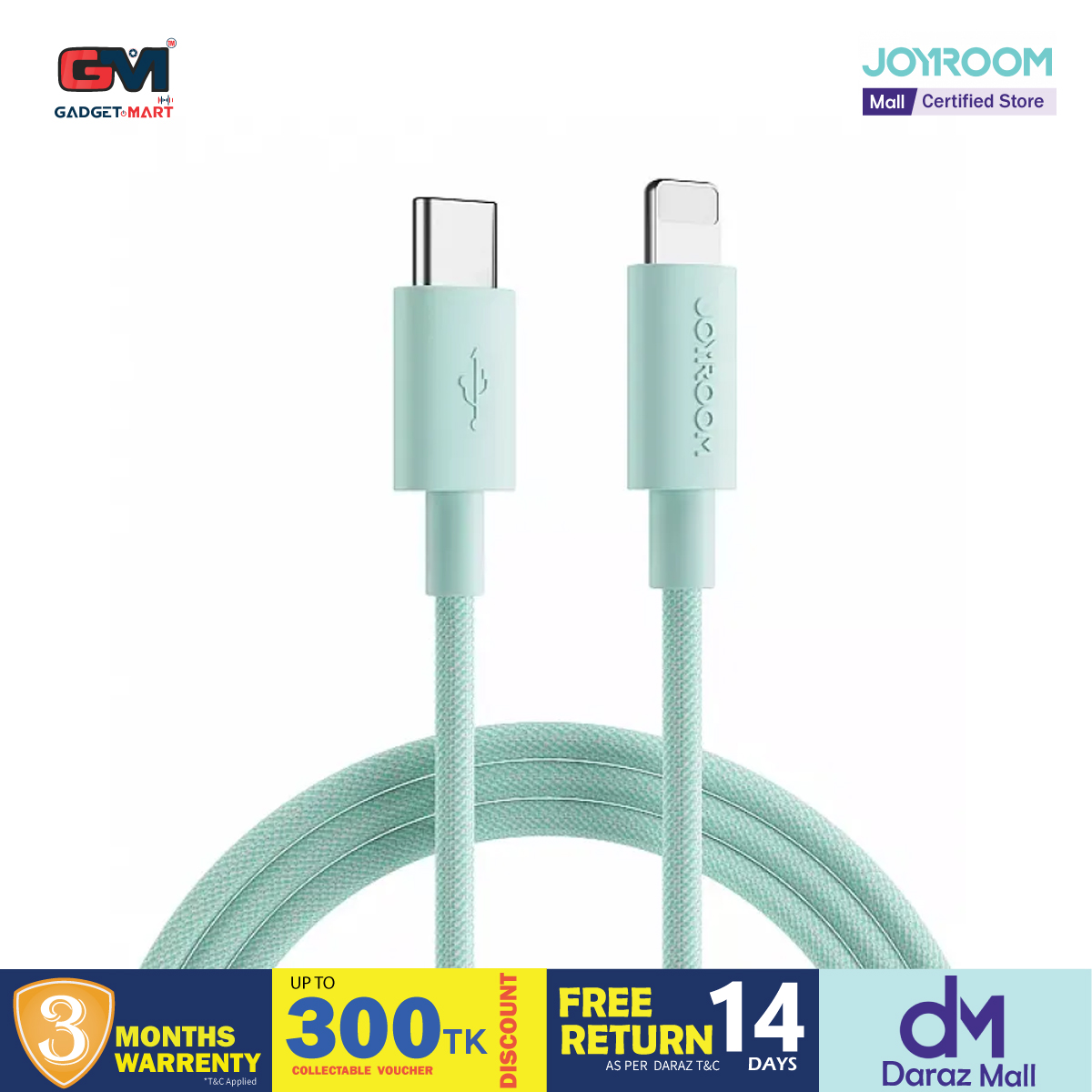 Picture of Joyroom S-02524M13 Durable USB Type-C To Lightning 20W Fast Charging Cable