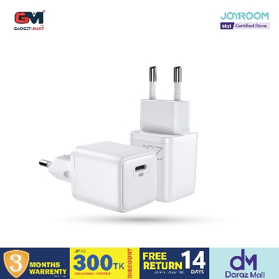 Picture of Joyroom L-P251 Fast USB Type C 25W 3A Wall Charger  -  White (EU Plug)