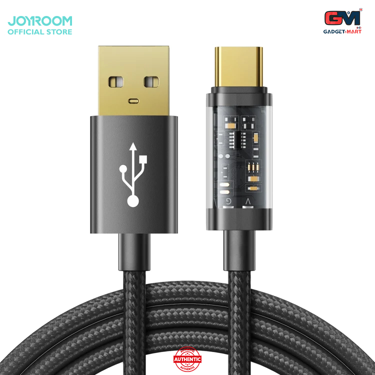 Picture of Joyroom S-UC027A12 USB To Type-C 3A Data Cable - 1.2m - Black