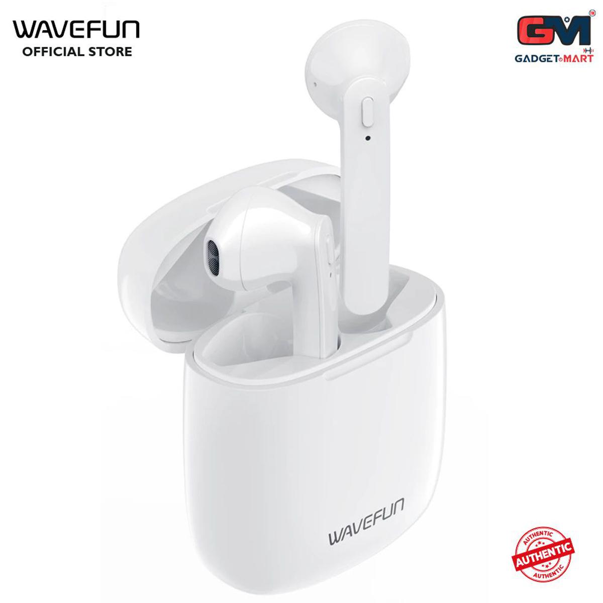 Picture of Wavefun V Super Bass Bluetooth Earbuds - White