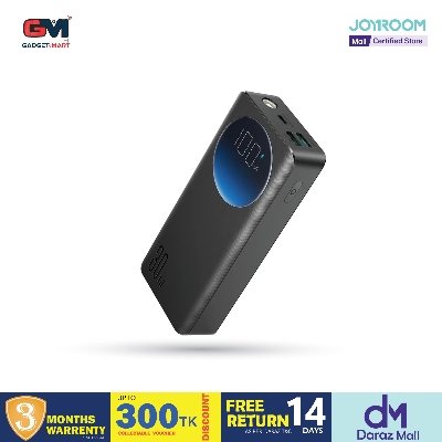 Picture of Joyroom PBF02 30W Super Fast Charging 20000mAh Big Capacity Power Bank with Troch Light For Laptop & Mobile
