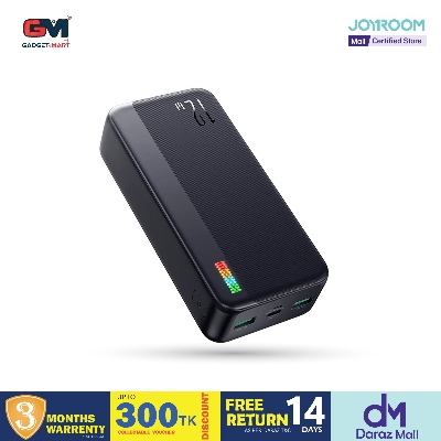 Picture of Joyroom JR-T018 12W 30000mAh Quick Charge Dazzling Series Power Bank - Black