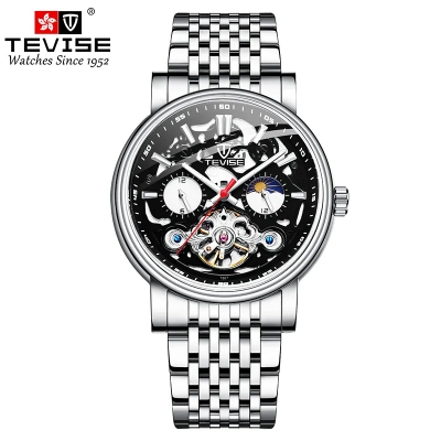Picture of TEVISE T867 Luxury Branded Automatic Wrist Watches Stainless Steel Men Skeleton Watch