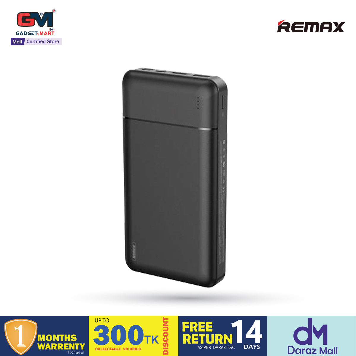 Picture of REMAX RPP-167 Lango Series 30000mAh 2.1A Power Bank  Black