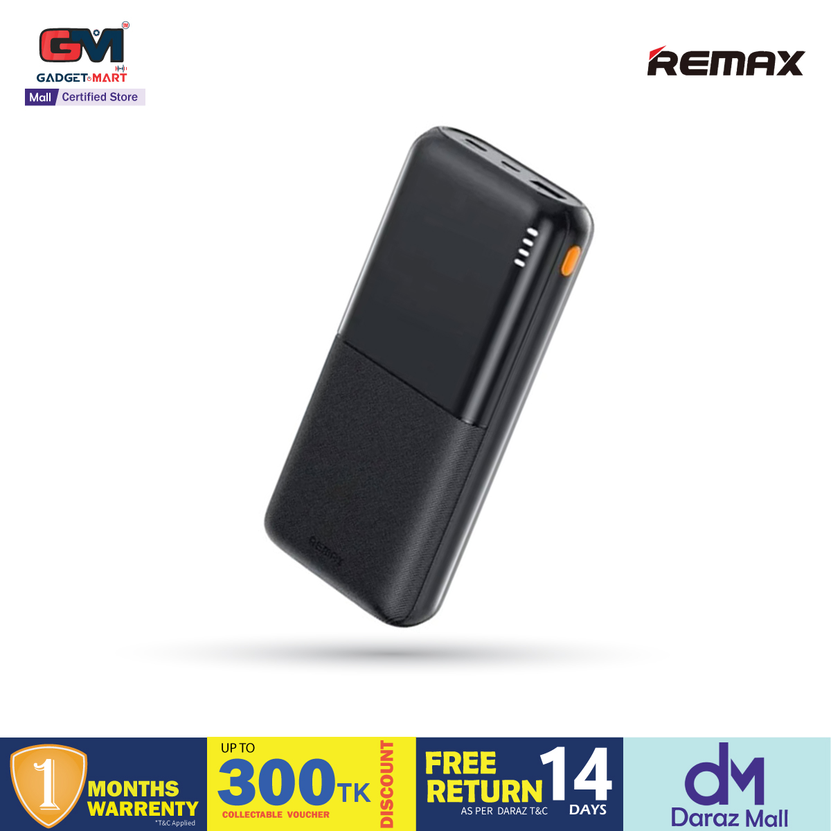 Picture of Remax RPP-26 20000mAh 2 Inputs Type-C & Micro USB Power Bank