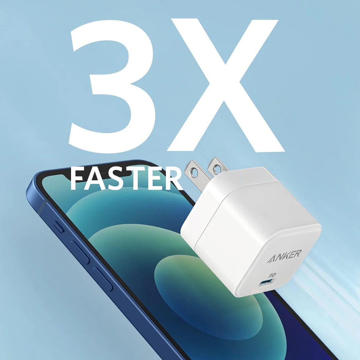 Picture of Anker Powerport III 20W Cube USB-C Charger PD Adapter