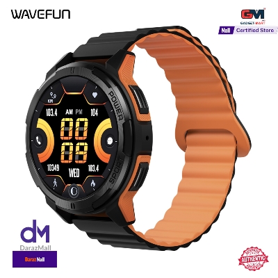Picture of Wavefun Wave 70 Rugged Smartwatch AMOLED Smart Watch 1.43'' 466*466 Fitness Sports 10M Ultra Waterproof Outdoor Bluetooth Call
