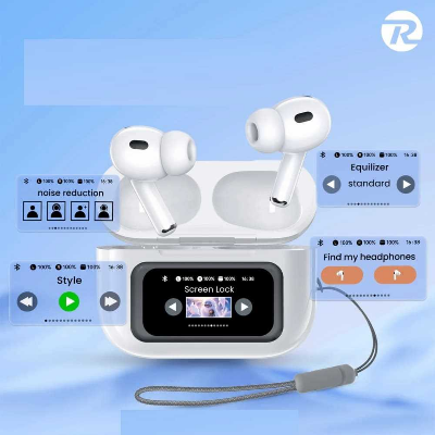 Picture of REMAX Cozypods W30N Noise-Cancelling True Wireless Earbuds with Touch Screen - White