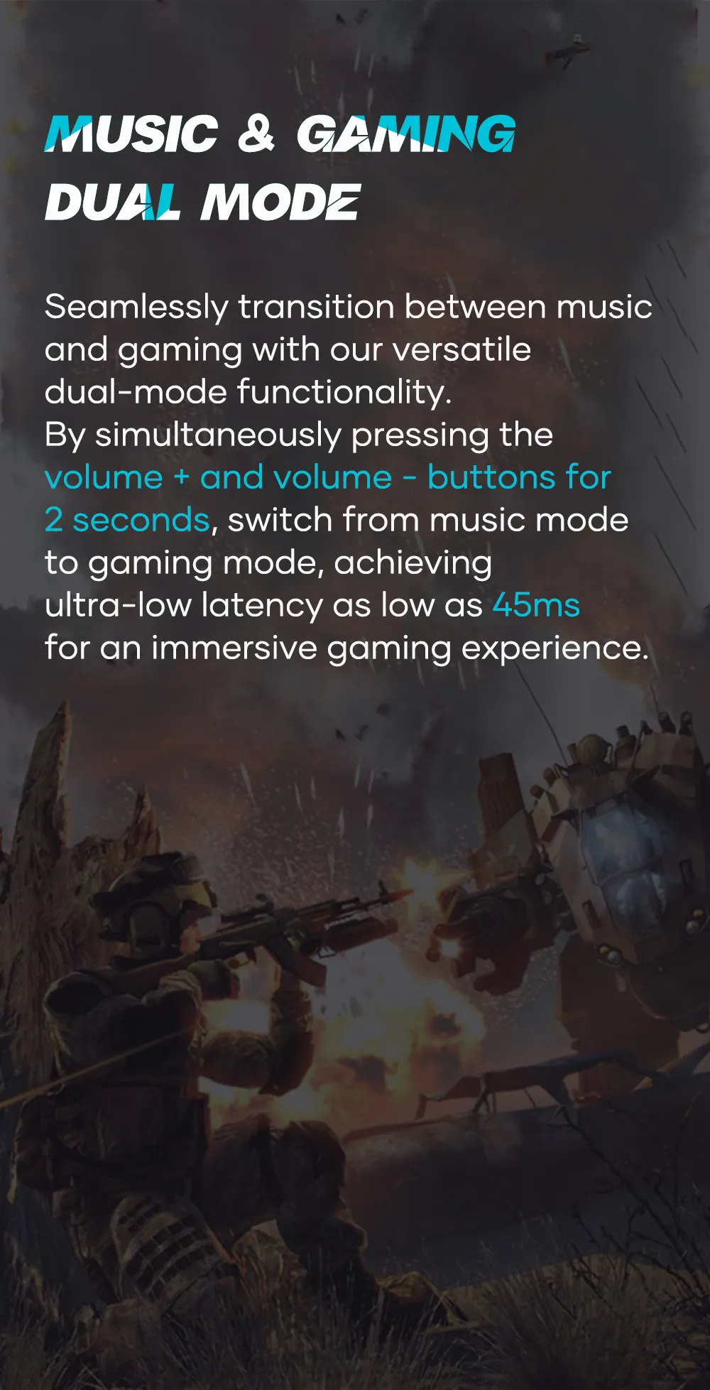 Picture of Wavefun Flex Pro 2024 Quick Charging Neckband Bluetooth Headphones V5.3 Earbuds Type C Music and Gaming Dual Mode TWS Group Mode Wireless Headphones Stereo Headset for Phone Xiaomi iPhone Android