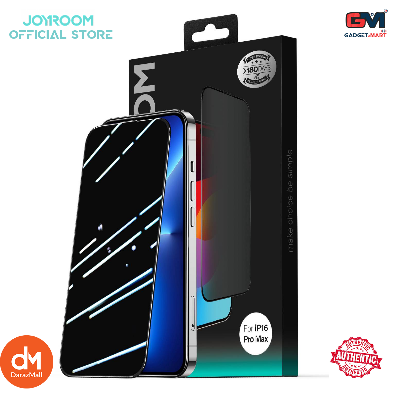 Picture of Joyroom JR-MLG0280 2.5D Full Screen Privacy+Dustproof with Black Edge Tempered Glass Screen Protector for iPhone 15 & iPhone 16